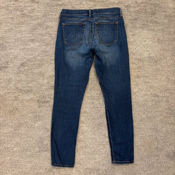 Legging Blue Jeans - Dark Wash - Cotton / Spandex - Size 27 Short - Gap 1969 - Picture 2 of 3
